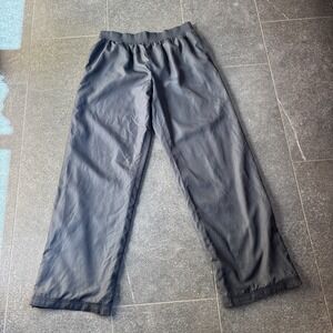 Athletic Works Black Windbreaker Pants Elastic Waist Women's Size M(8/10)